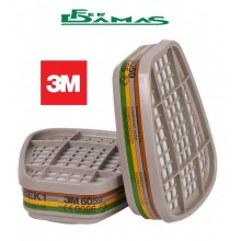 FILTRO 3M PER RESPIRATORE 6200 ABEK 1 ART.6059 BLISTER 2 PZ.